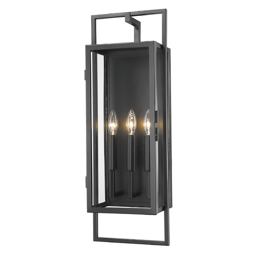 Z-Lite Lucian Black Outdoor Wall Light by Z-Lite 598B-BK