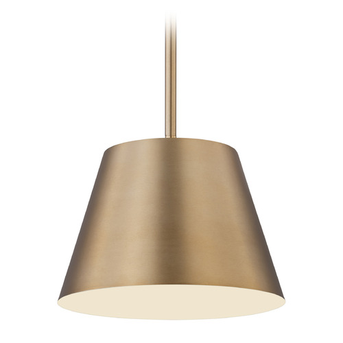 Z-Lite Z-Lite Lilly Modern Gold Pendant Light with Empire Shade 2307-12MGLD