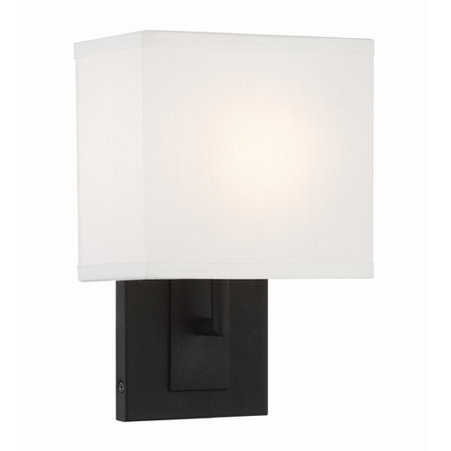 Crystorama Lighting Crystorama Lighting Brent Black Forged Sconce BRE-A3632-BF