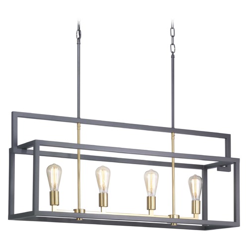 Progress Lighting Blakely Graphite Island Light by Progress Lighting P400086-143