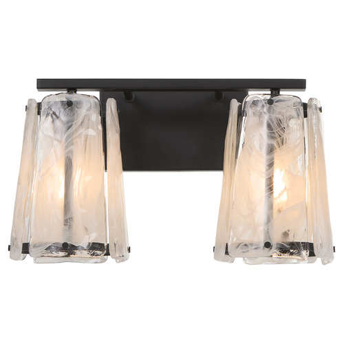 Quorum Lighting Prestige Matte Black Bathroom Light by Quorum Lighting 5575-2-59