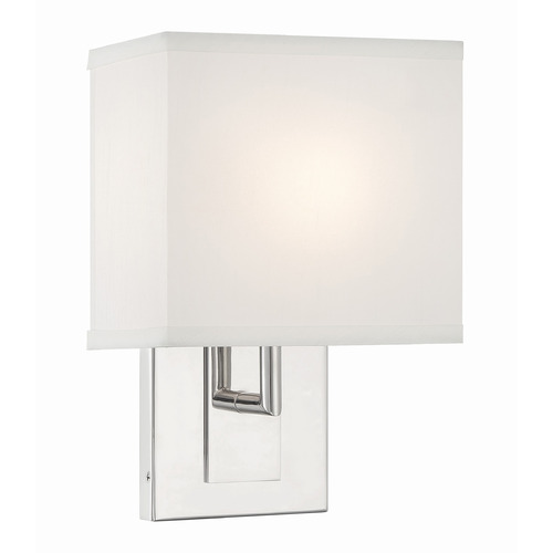 Crystorama Lighting Crystorama Lighting Brent Polished Nickel Sconce BRE-A3632-PN