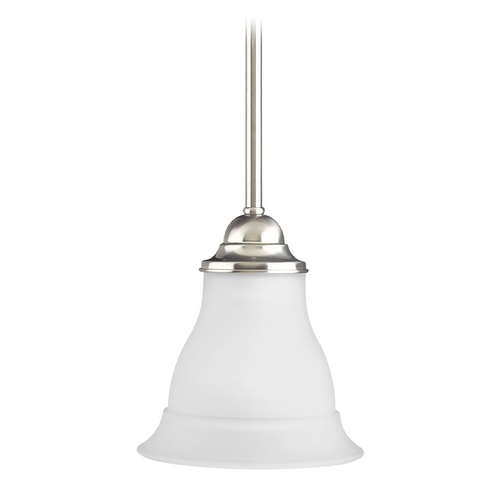 Progress Lighting Trinity Mini Pendant in Brushed Nickel by Progress Lighting P5096-09