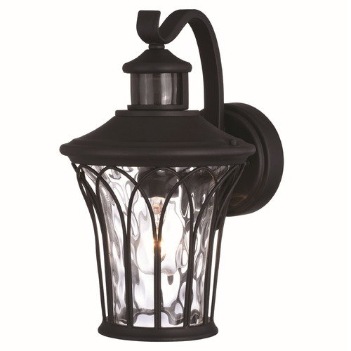 Vaxcel Lighting Vaxcel Lighting Abigail Textured Black Outdoor Wall Light T0594