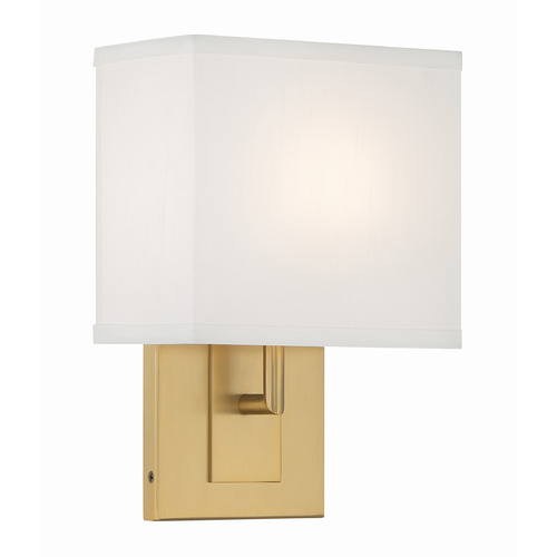 Crystorama Lighting Crystorama Lighting Brent Vibrant Gold Sconce BRE-A3632-VG