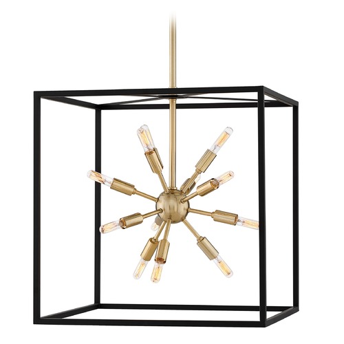 Hinkley Aros 21-Inch High Black Chandelier by Hinkley Lighting 46314BLK