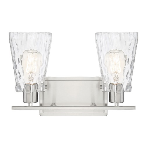 Savoy House Savoy House Lighting Vaughan Satin Nickel Bathroom Light 8-4508-2-SN