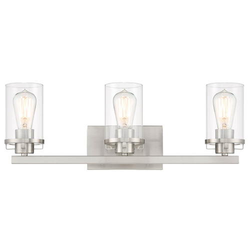 Designers Fountain Lighting Designers Fountain Jedrek Brushed Nickel Bathroom Light 93303-BN