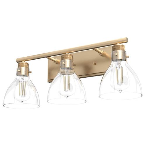 Hunter Fan Company Hunter Fan Company Van Nuys Alturas Gold Bathroom Light 48035