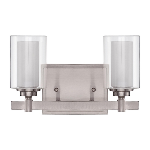 Craftmade Lighting Celeste 11.75-Inch Brushed Polished Nickel Bath Light by Craftmade Lighting 16712BNK2