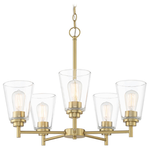Designers Fountain Lighting Designers Fountain Westin Brushed Gold Chandelier 95785-BG