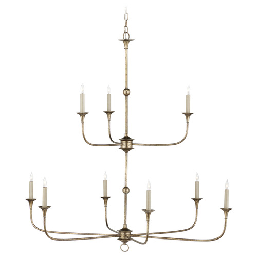 Currey and Company Lighting Currey and Company Nottaway Pyrite Bronze Chandelier 9000-1129
