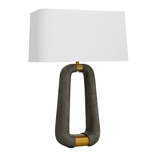 Arteriors Home Lighting Gianni 29.5-Inch Lamp in Graphite & Antique Brass by Arteriors Home 49739-150