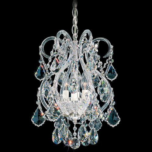 Schonbek Lighting Schonbek Worldwide Lighting Olde World Polished Silver Pendant Light 6809-40R
