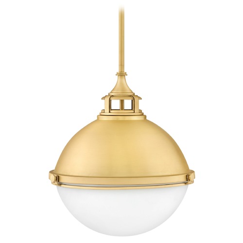 Hinkley Fletcher 18-Inch Satin Brass Pendant by Hinkley Lighting 4835SA