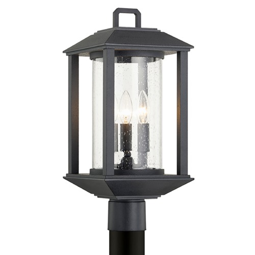Troy Lighting Mccarthy Weathered Graphite Post Light by Troy Lighting P7285