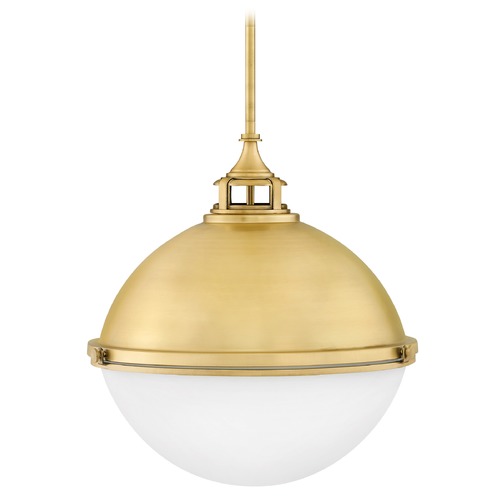 Hinkley Fletcher 22-Inch Satin Brass Pendant by Hinkley Lighting 4836SA