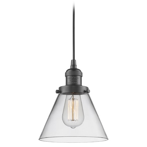 Innovations Lighting Large Cone Oil Rubbed Bronze Mini Pendant by Innovations Lighting 201C-OB-G42