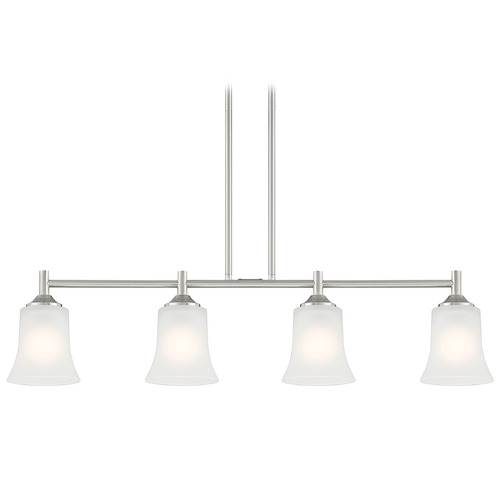 Designers Fountain Lighting Designers Fountain Bronson Brushed Nickel Island Light D278M-IS-BN