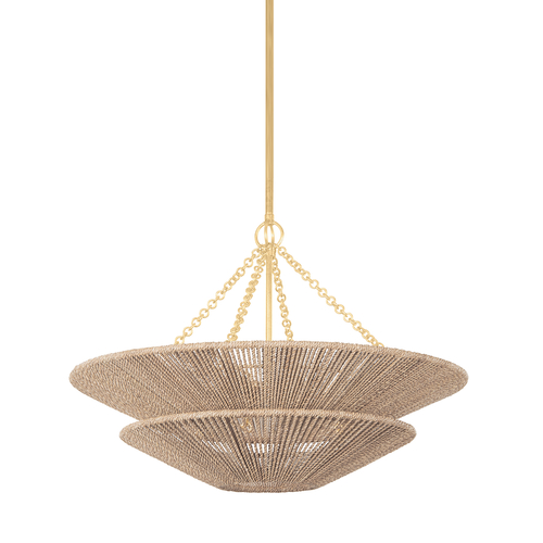 Corbett Lighting Tropea 30-Inch Chandelier in Gold Leaf by Corbett Lighting 412-30-GL