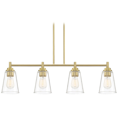 Designers Fountain Lighting Designers Fountain Westin Brushed Gold Island Light 95738-BG