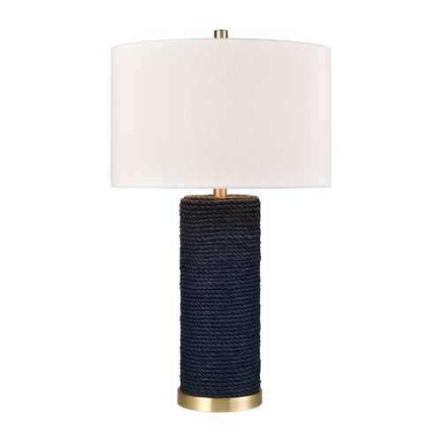 Elk Lighting Elk Lighting Sherman Navy & Antique Brass Table Lamp with Drum Shade S0019-11145