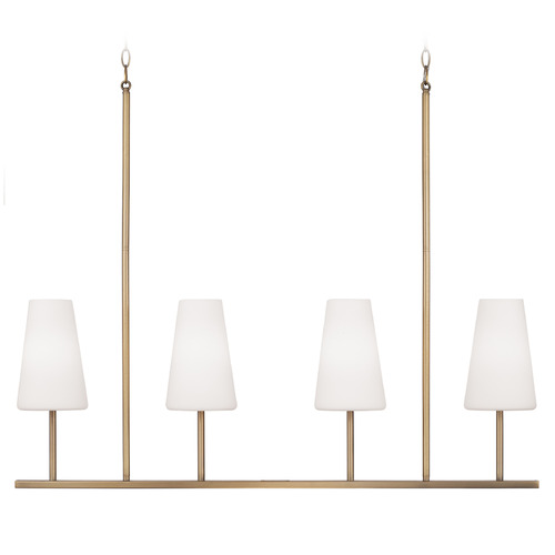 Capital Lighting Averitt Linear Chandelier in Aged Brass by Capital Lighting 855241AD-550