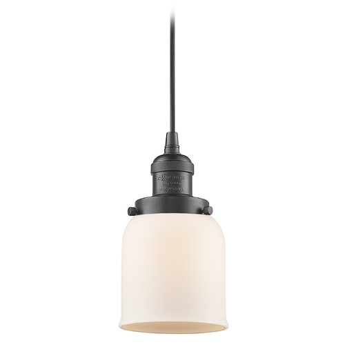 Innovations Lighting Small Bell Oil Rubbed Bronze Mini Pendant by Innovations Lighting 201C-OB-G51