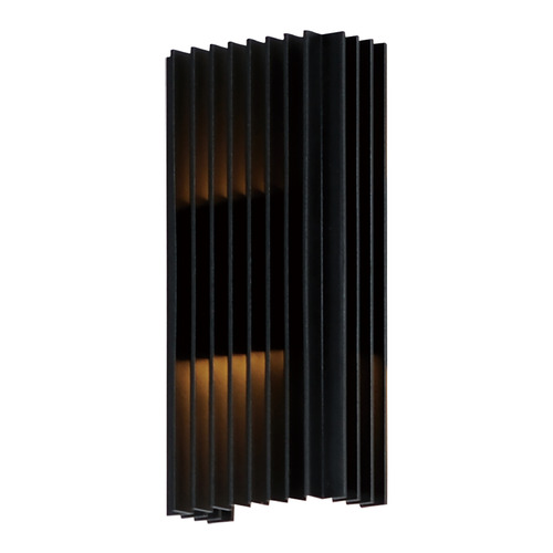 ET2 Lighting Rampart Medium LED Outdoor Wall Light in Black by ET2 Lighting E30114-BK