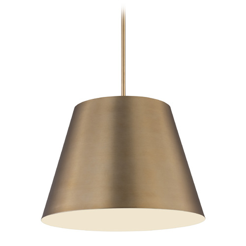 Z-Lite Z-Lite Lilly Modern Gold Pendant Light with Empire Shade 2307-24MGLD