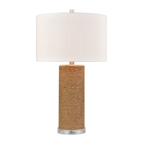 Elk Lighting Elk Lighting Sherman Natural & Clear Table Lamp with Drum Shade S0019-11146