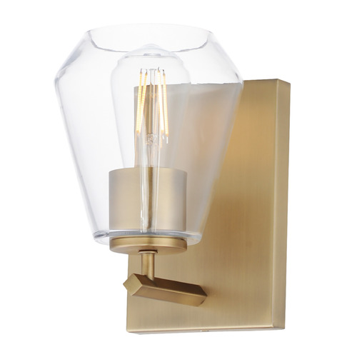 Maxim Lighting Maxim Lighting Geode Natural Aged Brass Sconce 21331CLNAB