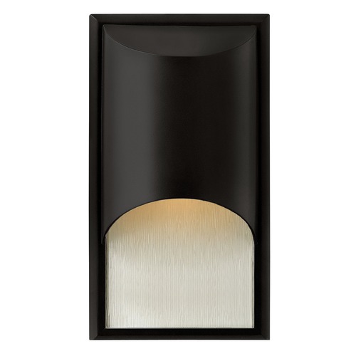 Hinkley Modern Outdoor Wall Light with Etched in Satin Black by Hinkley Lighting 1830SK