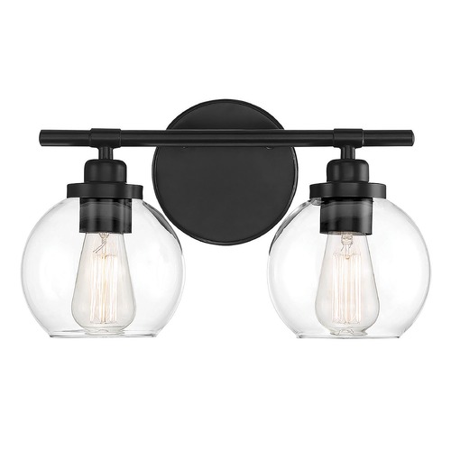 Savoy House Carson 14-Inch Bath Light in Matte Black by Savoy House 8-4050-2-BK