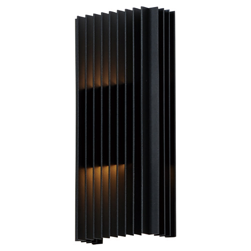 ET2 Lighting Rampart Large LED Outdoor Wall Light in Black by ET2 Lighting E30116-BK