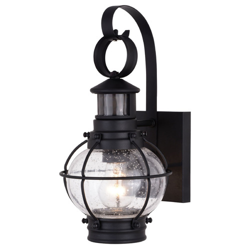 Vaxcel Lighting Vaxcel Lighting Chatham Textured Black Outdoor Wall Light T0606