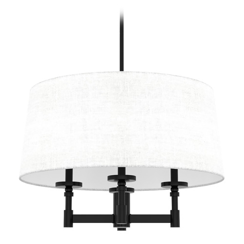 Hunter Fan Company Hunter Fan Company Briargrove Matte Black Chandelier 19702
