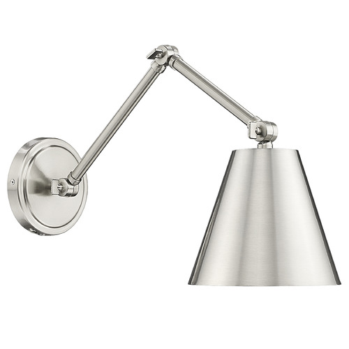 Z-Lite Z-Lite Regent Brushed Nickel Plug and Cord Wall Lamp 347S-BN