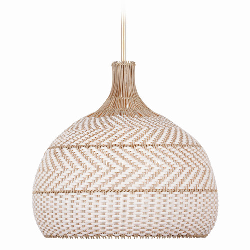 Crystorama Lighting Crystorama Lighting Zanzibar Soft Gold Pendant Light with Bowl / Dome Shade ZAN-9005-SG