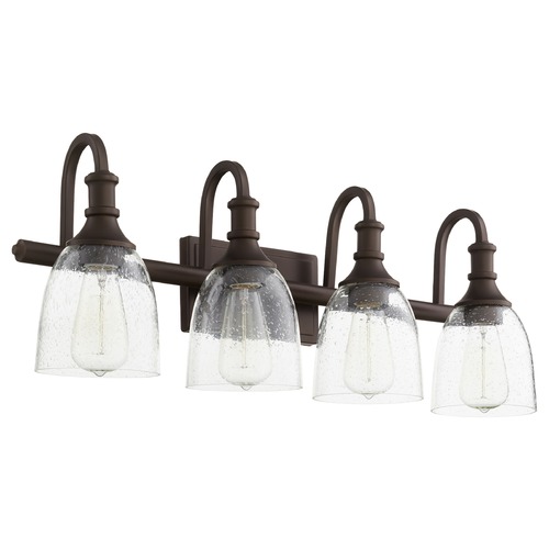 Quorum Lighting Richmond Oiled Bronze Bathroom Light by Quorum Lighting 5011-4-186