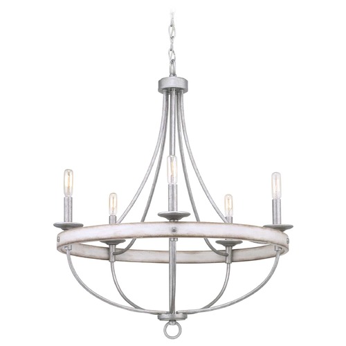 Progress Lighting Gulliver Galvanized 5-Light Chandelier by Progress Lighting P400158-141