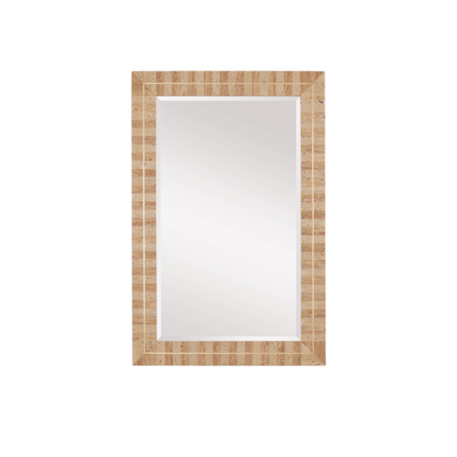Currey and Company Lighting Dezi 36 x 24-Inch Mirror in Natural & Brass by Currey & Company 1000-0158
