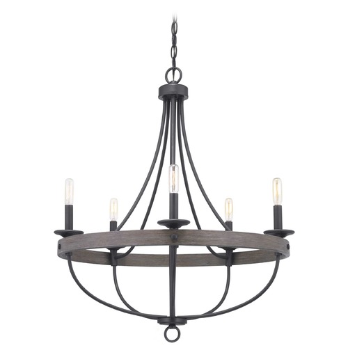 Progress Lighting Gulliver Graphite 5-Light Chandelier by Progress Lighting P400158-143