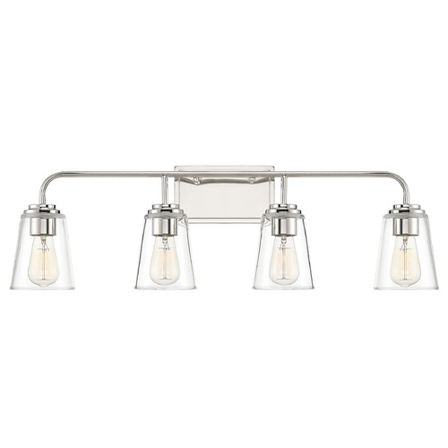 Meridian 32-Inch Vanity Light in Polished Nickel by Meridian M80045PN