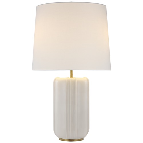 Visual Comfort Signature Collection Thomas OBrien Minx Table Lamp in Ivory by Visual Comfort Signature TOB3687IVOL