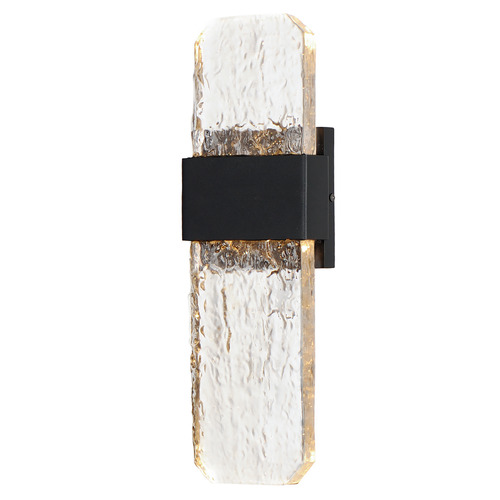 ET2 Lighting Rune 15.50-Inch LED Outdoor Wall Light in Black by ET2 Lighting E30134-24BK