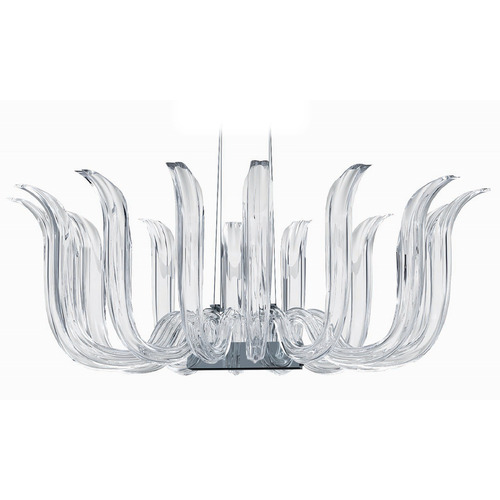 Metropolitan Lighting Cisne 12-Light Chandelier in Polished Nickel by Metropolitan Lighting N9912