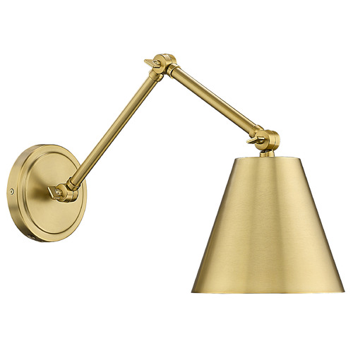 Z-Lite Z-Lite Regent Modern Gold Plug and Cord Wall Lamp 347S-MGLD
