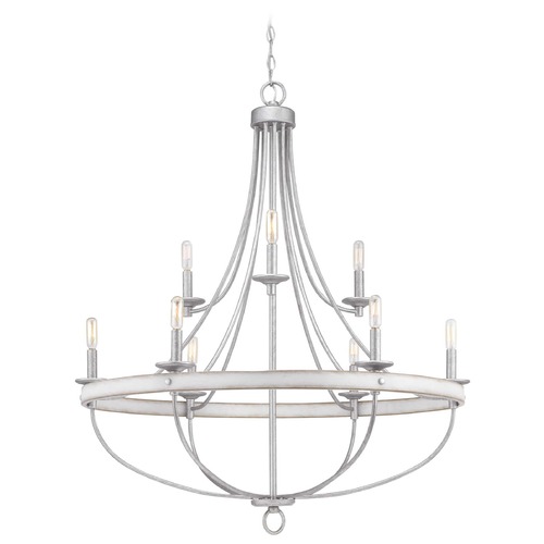 Progress Lighting Gulliver Galvanized 9-Light Chandelier by Progress Lighting P400159-141