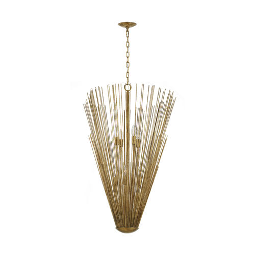 Visual Comfort Studio Collection Alexa Hampton 24-Inch Helios Antique Gild Pendant by Visual Comfort Studio AP1158ADB